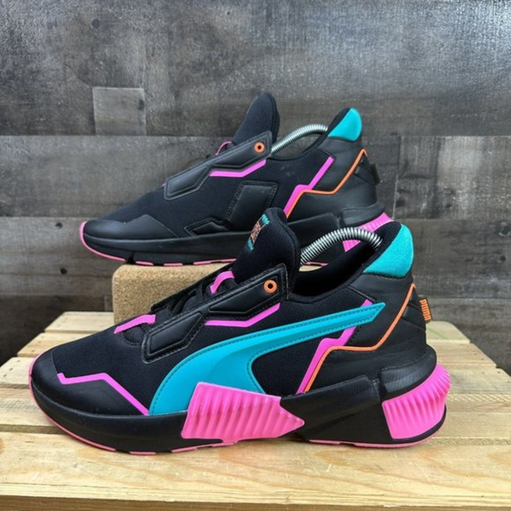 PUMA‎ Provoke XT x First Mile Neon Black Running Shoes Size 10.5